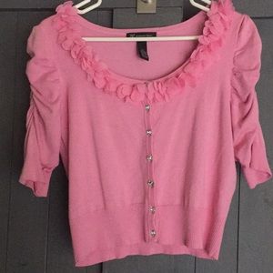 Bolero sweater is an XL but would also fit M/L